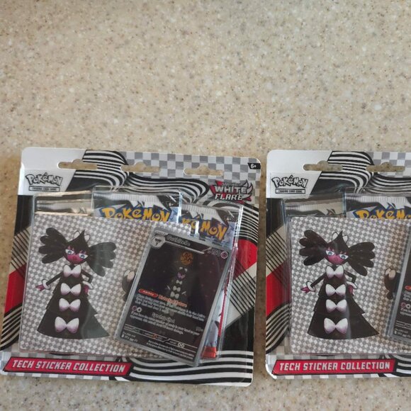 (2 Pack) Pokémon TCG Scarlet & Violet White Flare Tech Sticker Collection-Sealed - Picture 1 of 2